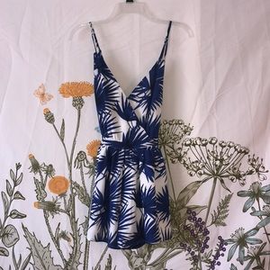 Blue and white Romper By Gianni Bini